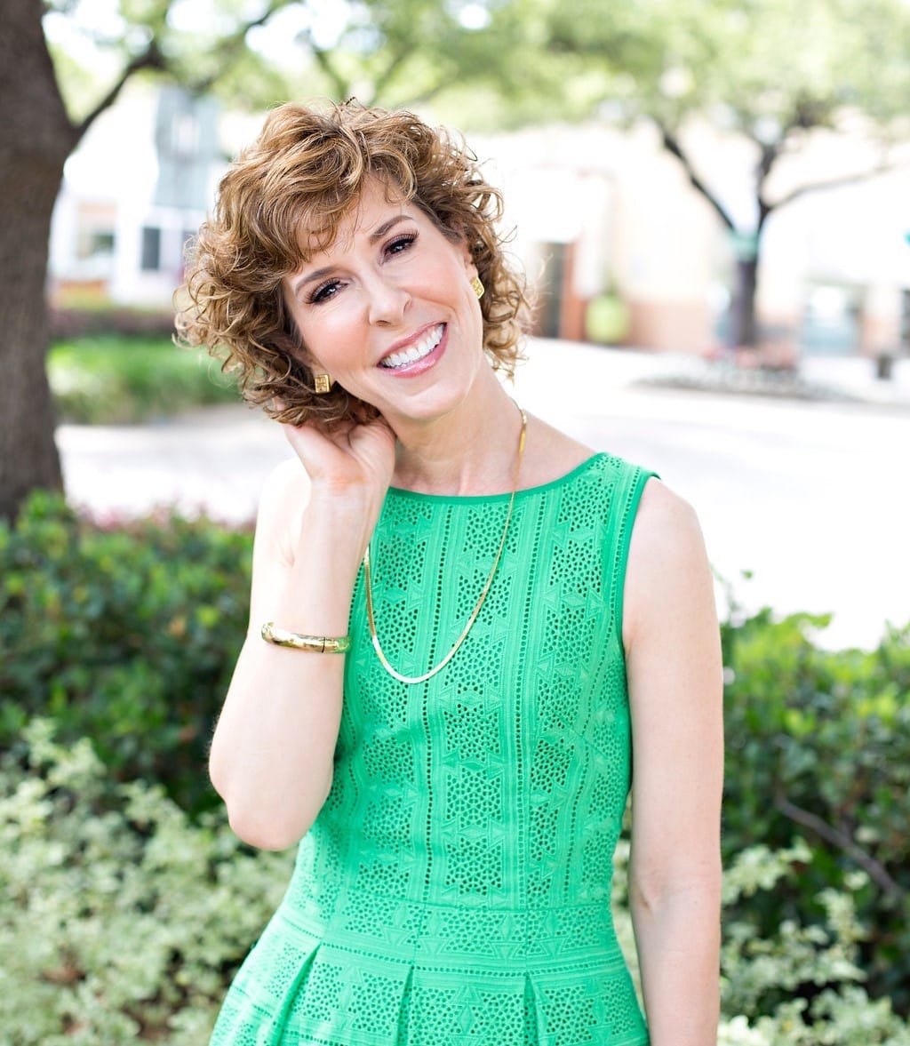 green eyelet dress