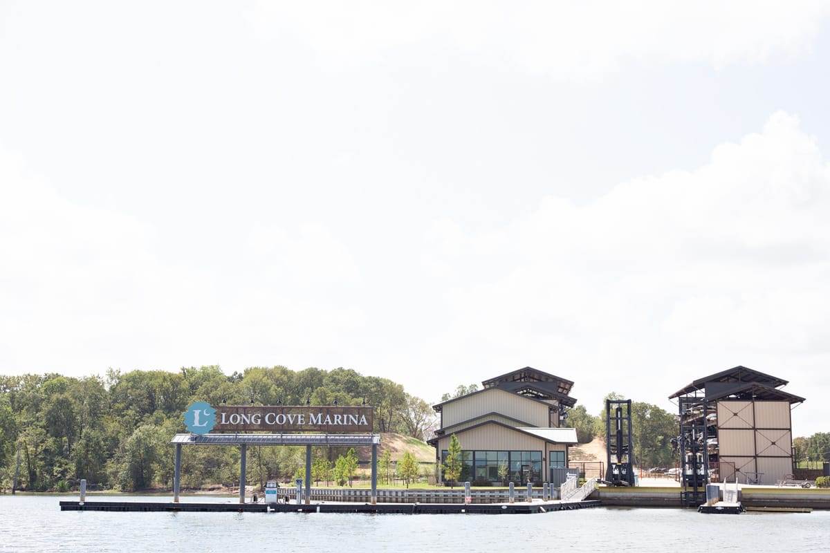 the long cove marina with dry stack storage