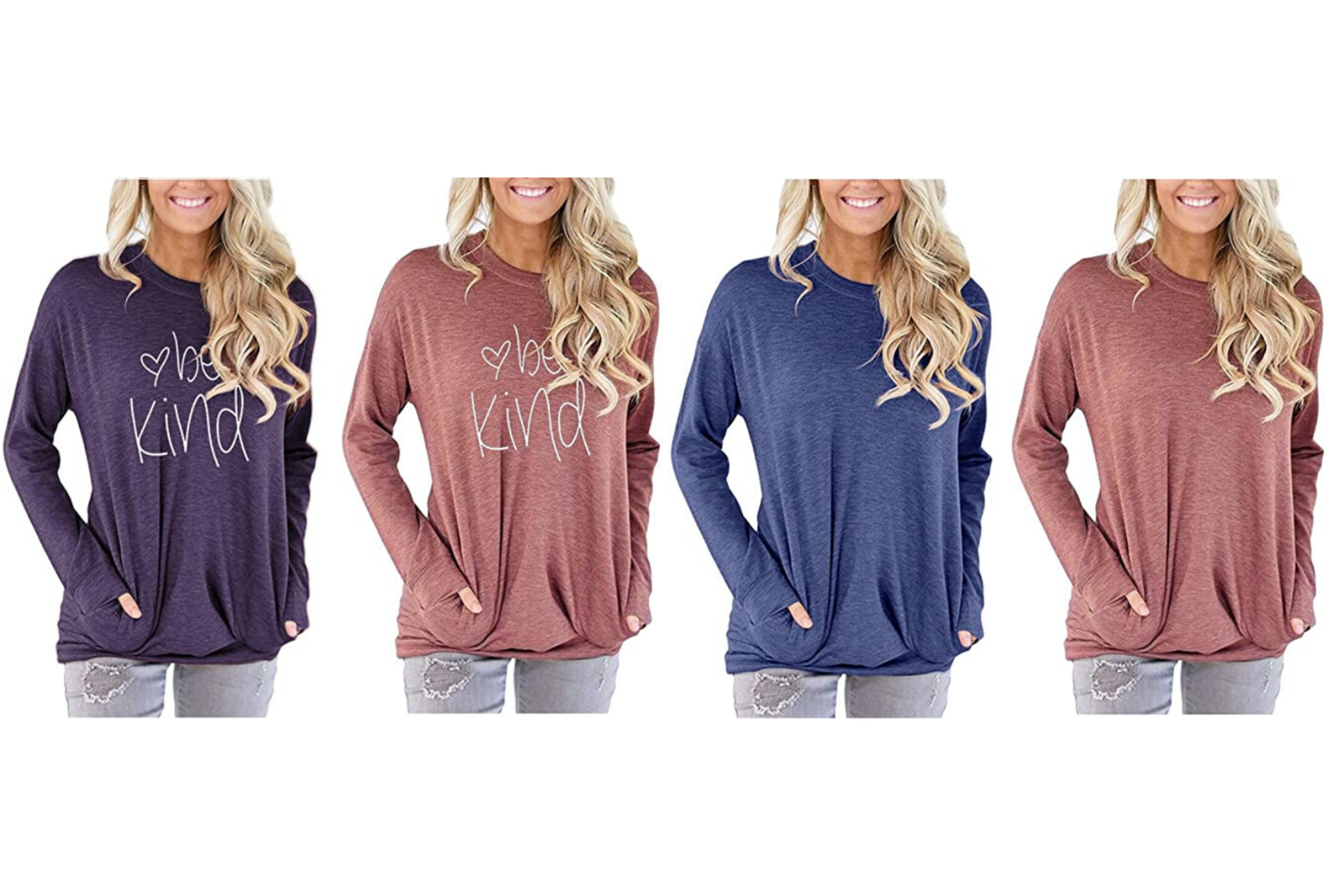 be kind amazon long sleeve tops