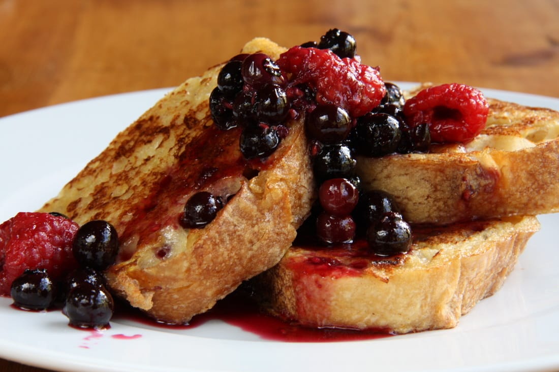 breakfast for dinner - french toast - french toast for dinner - break the rules - griddle