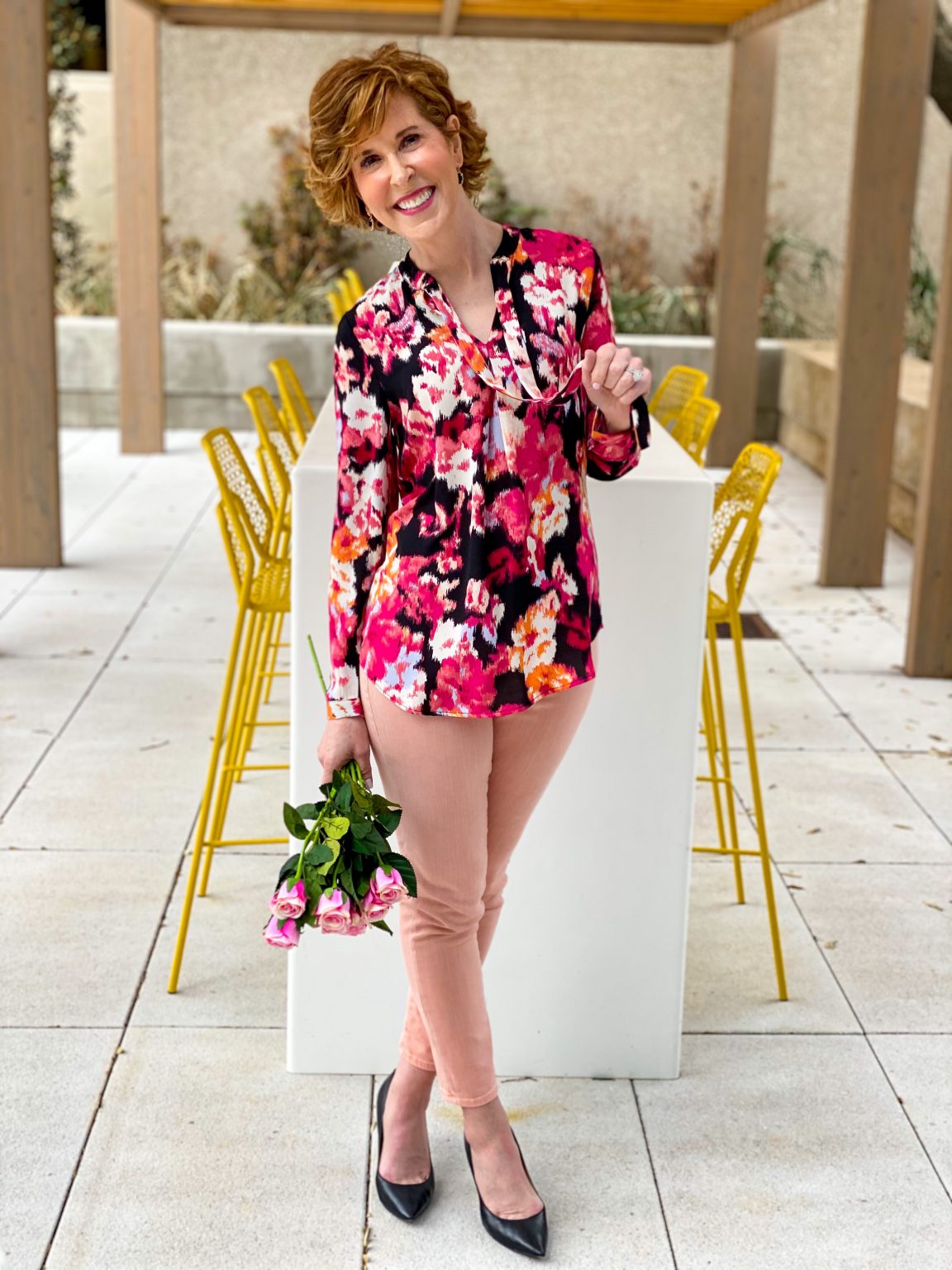 Georgie Tie Neck Blouse