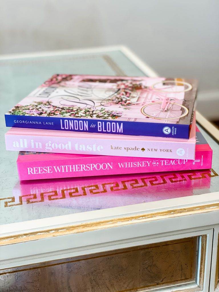 pink coffee table books