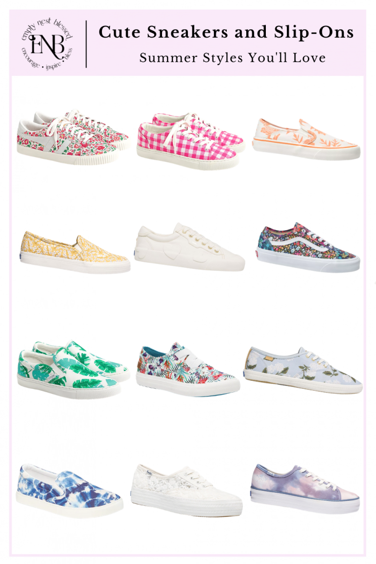 This is a collection of cute and colorful summer sneakers!