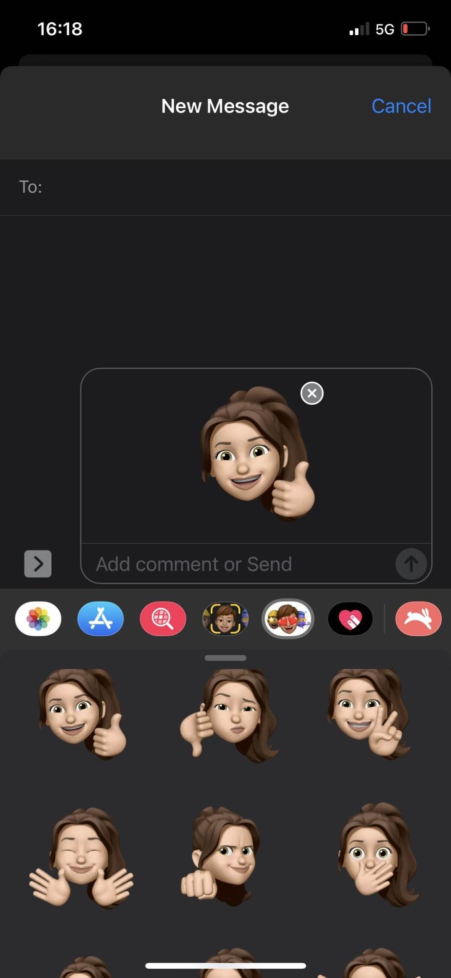 thumbs up memoji