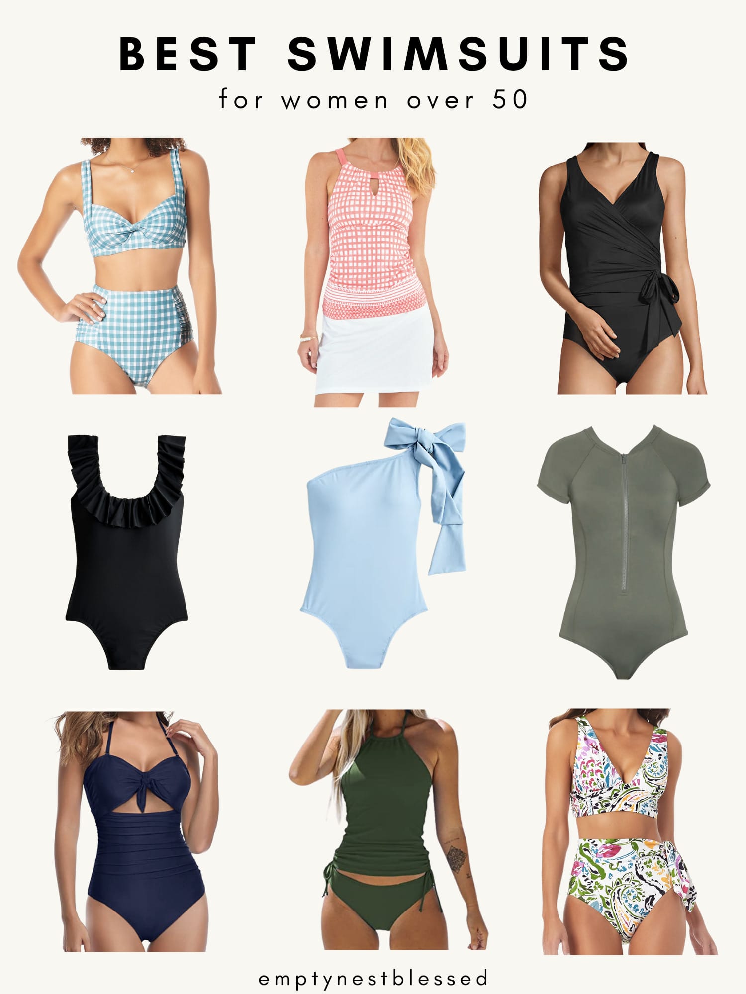 Swimwear for Women Over (or Nearing) 50: Suits for Every Body Type
