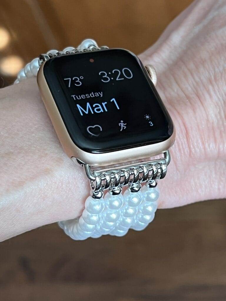 pearl embellished amazon apple watch band