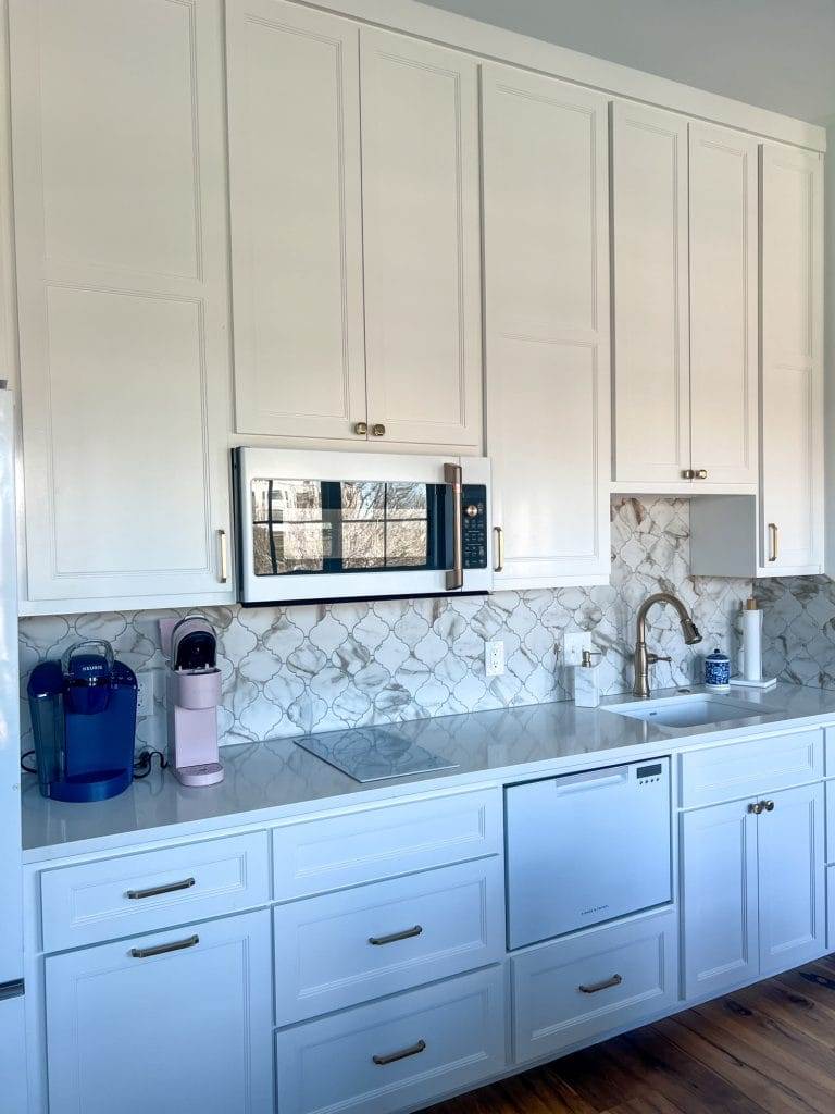 kitchen in waco loft after remodel