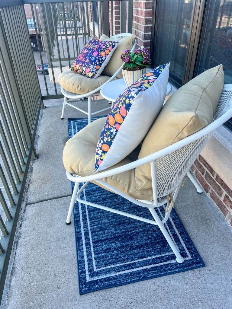 side view of balcony of waco loft after remodel