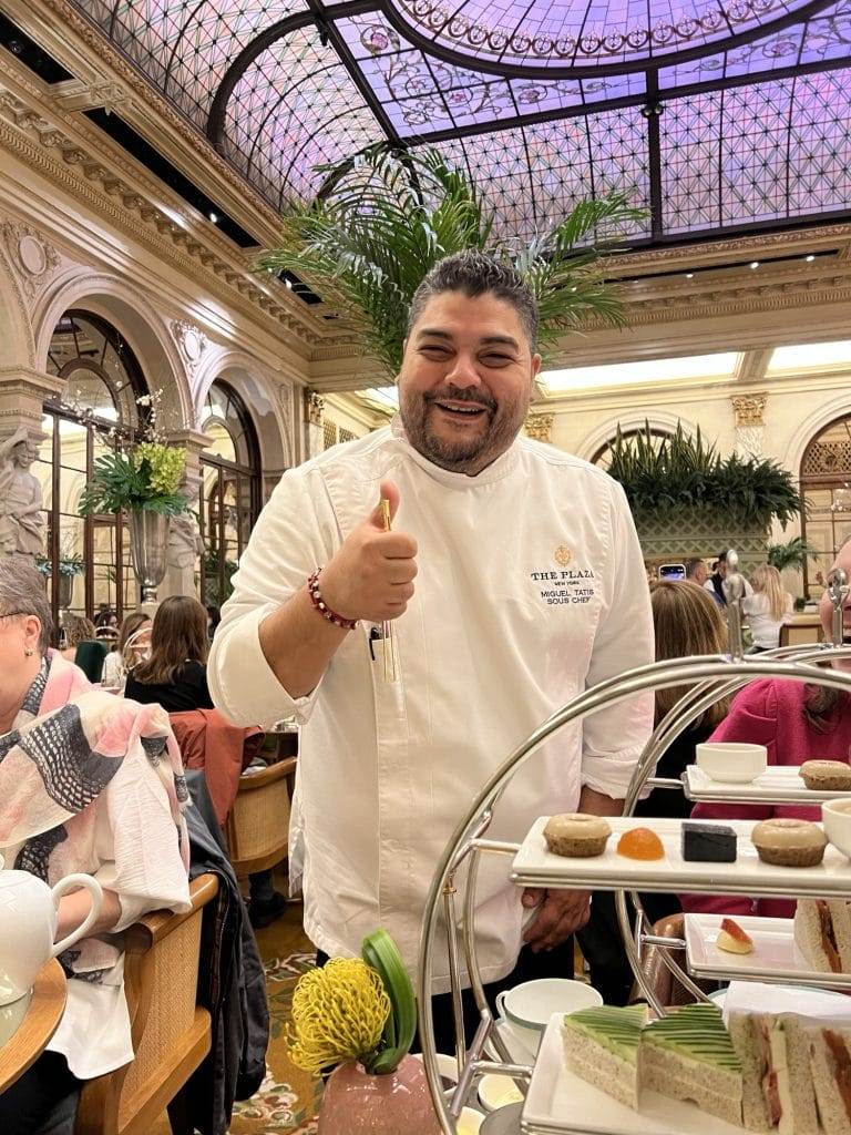 the chef at the plaza hotel in nyc