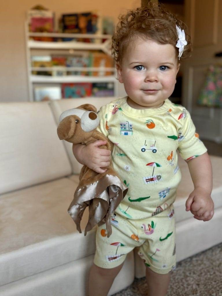 baby wearing smaller things florida pajamas