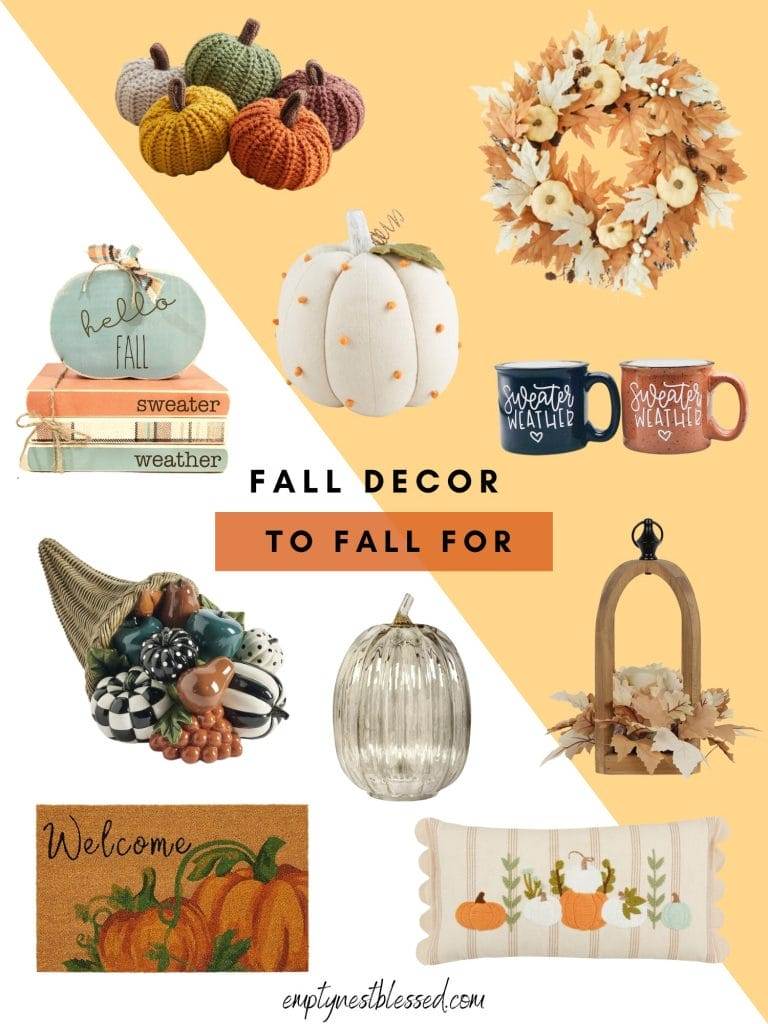 Collage of Fall decor 2024