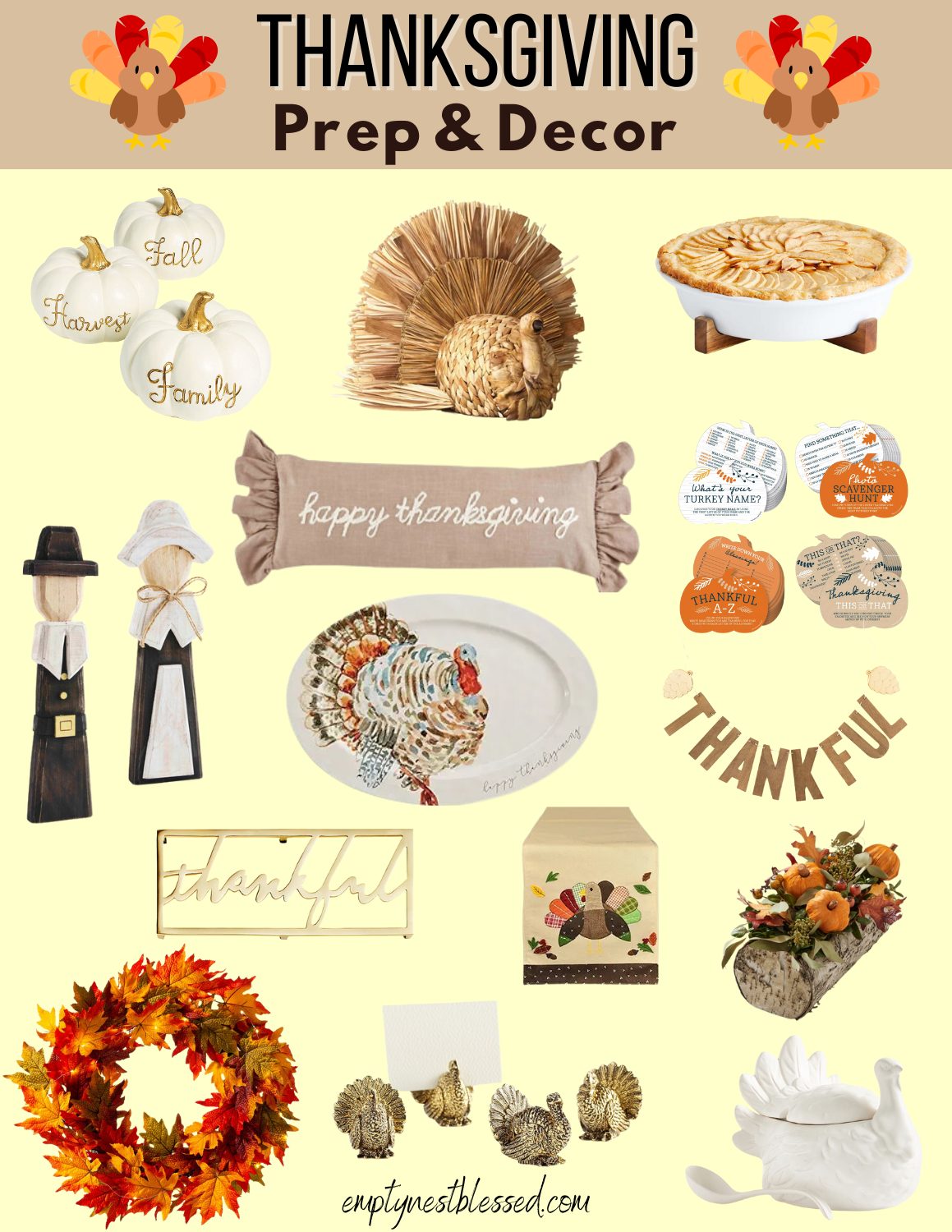 Thanksgiving Décor, Tablescapes, Hostess Gifts & Family Activities!