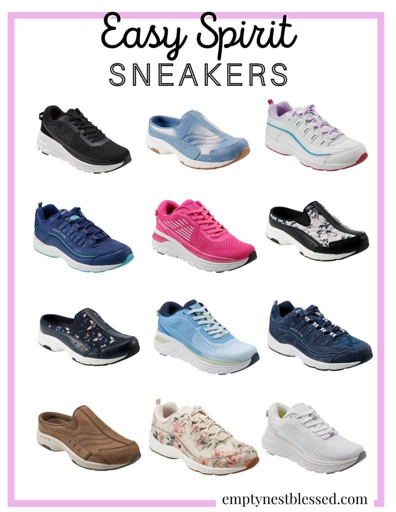 COLLAGE OF Easy spirit sneaker styles