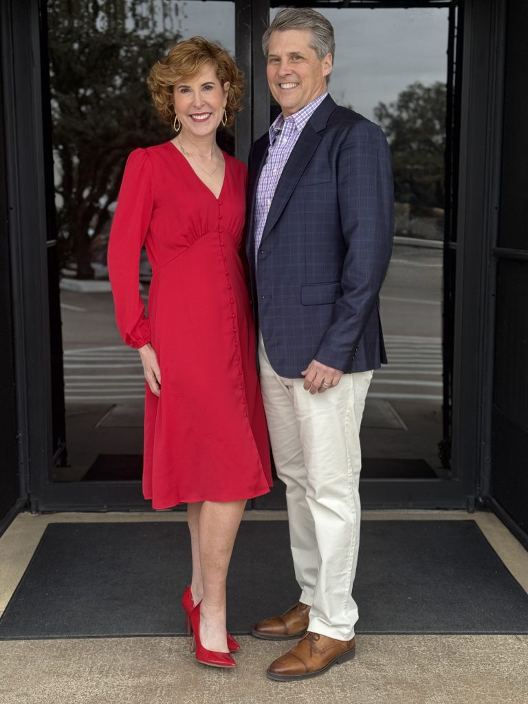 couple in an empty nester marriage on a date